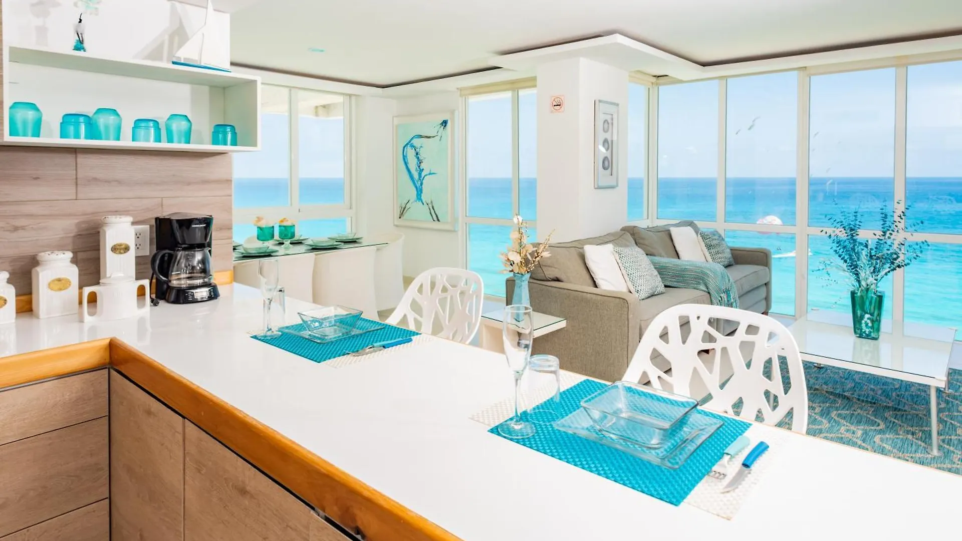 Ocean View Modern Condo & Luxury Amenities كانكون 0*,